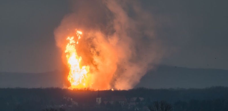 TOPSHOT-AUSTRIA-EXPLOSION-GAS