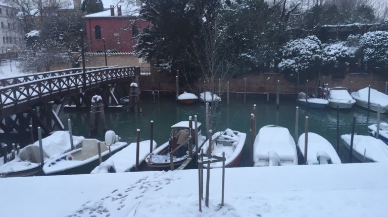 neve Venezia febbraio 2018