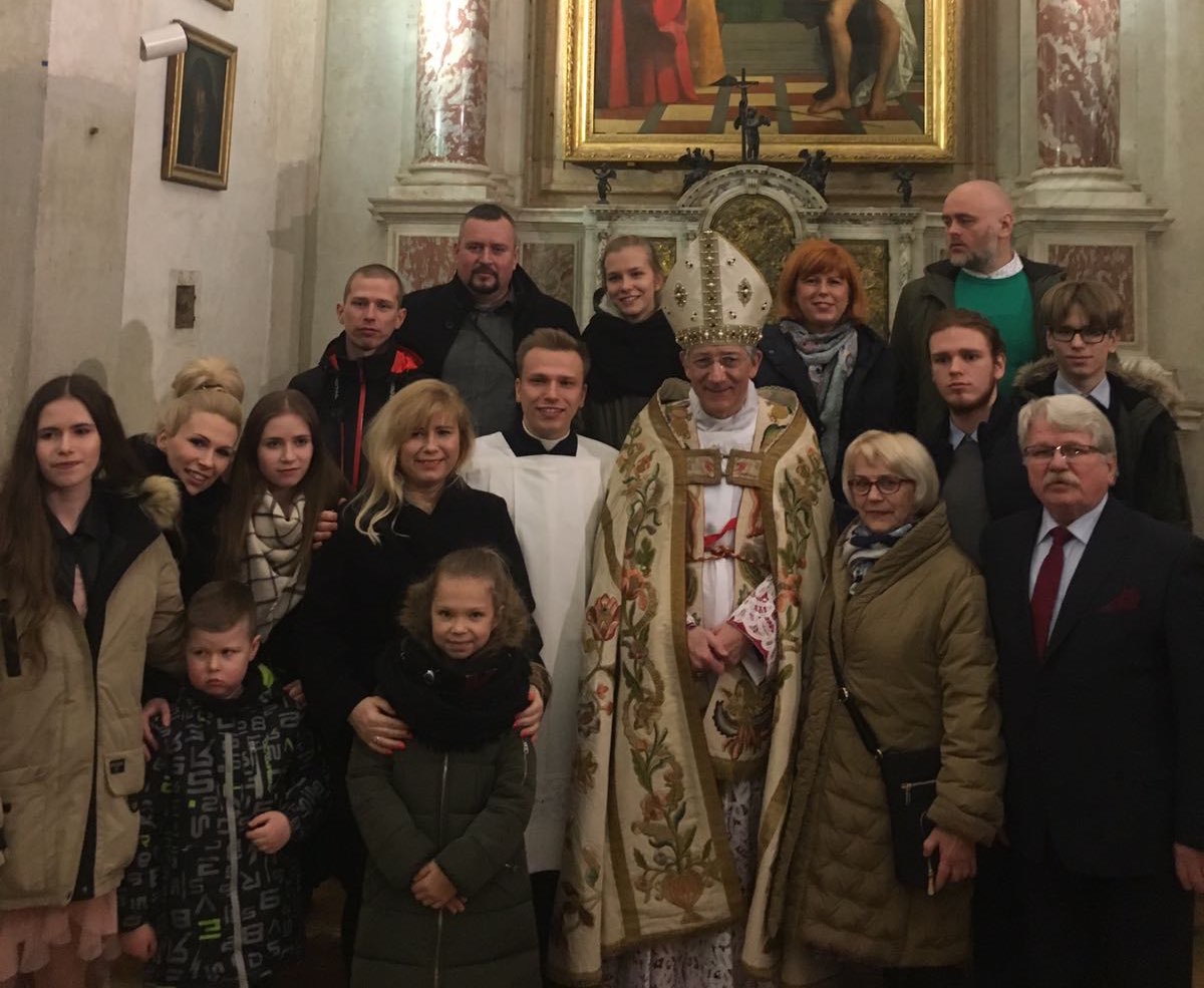 Domenica scorsa il “sì” di Bogumil, nuovo candidato al sacerdozio