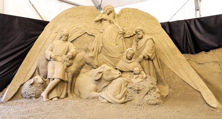 presepe sabbia 2018