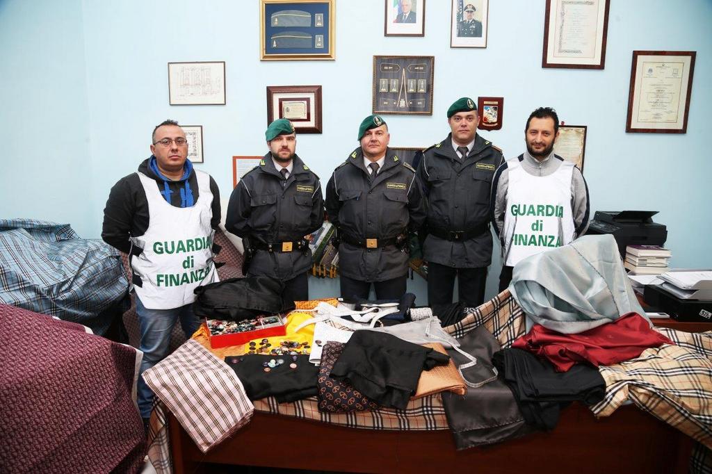 guardia finanza contraffazione