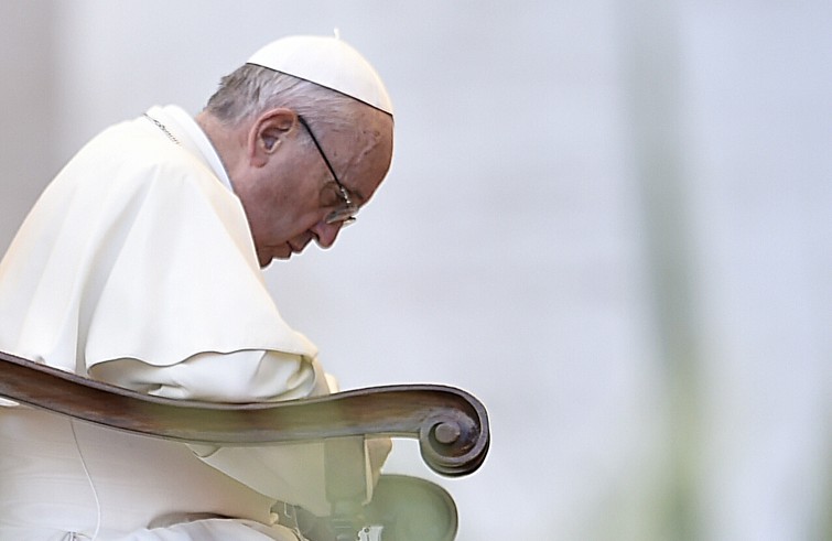 papa francesco capo chino