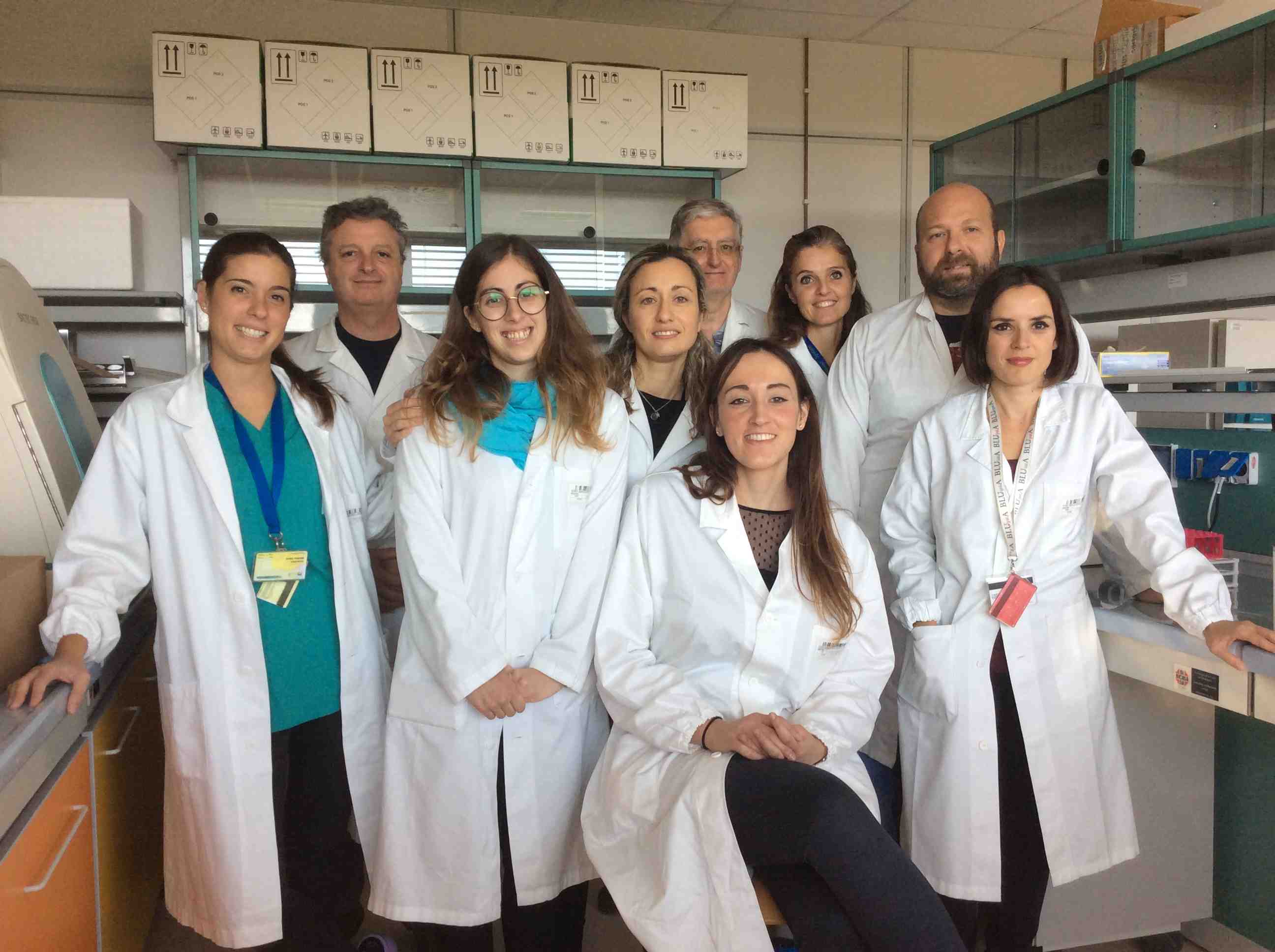 banca degli occhi Foto Gruppo Ricerca con Marianna Berton