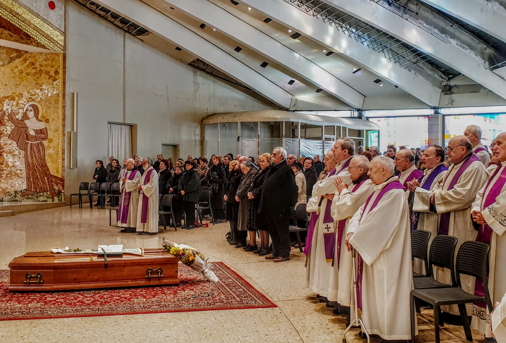padre agostino faedo funerale
