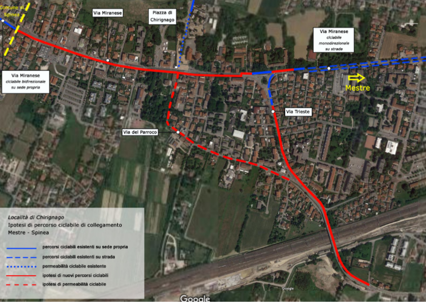 pista cialbile chirignago catene