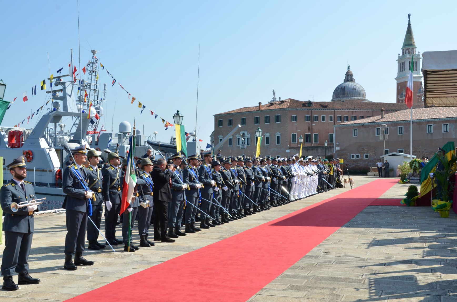guardia finanza cerimonia Giudecca