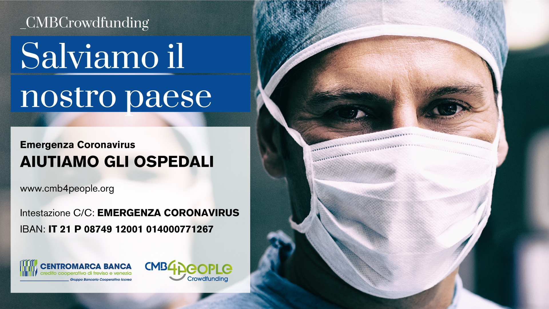 Crowdfunding AIUTIAMO GLI OSPEDALI