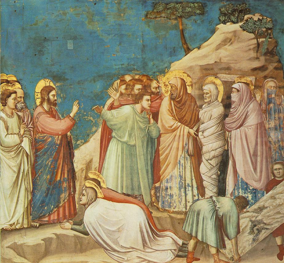 giotto resurrezione lazzaro