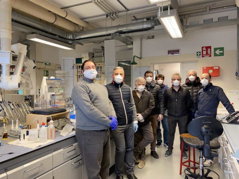 ca' foscari team in laboratorio