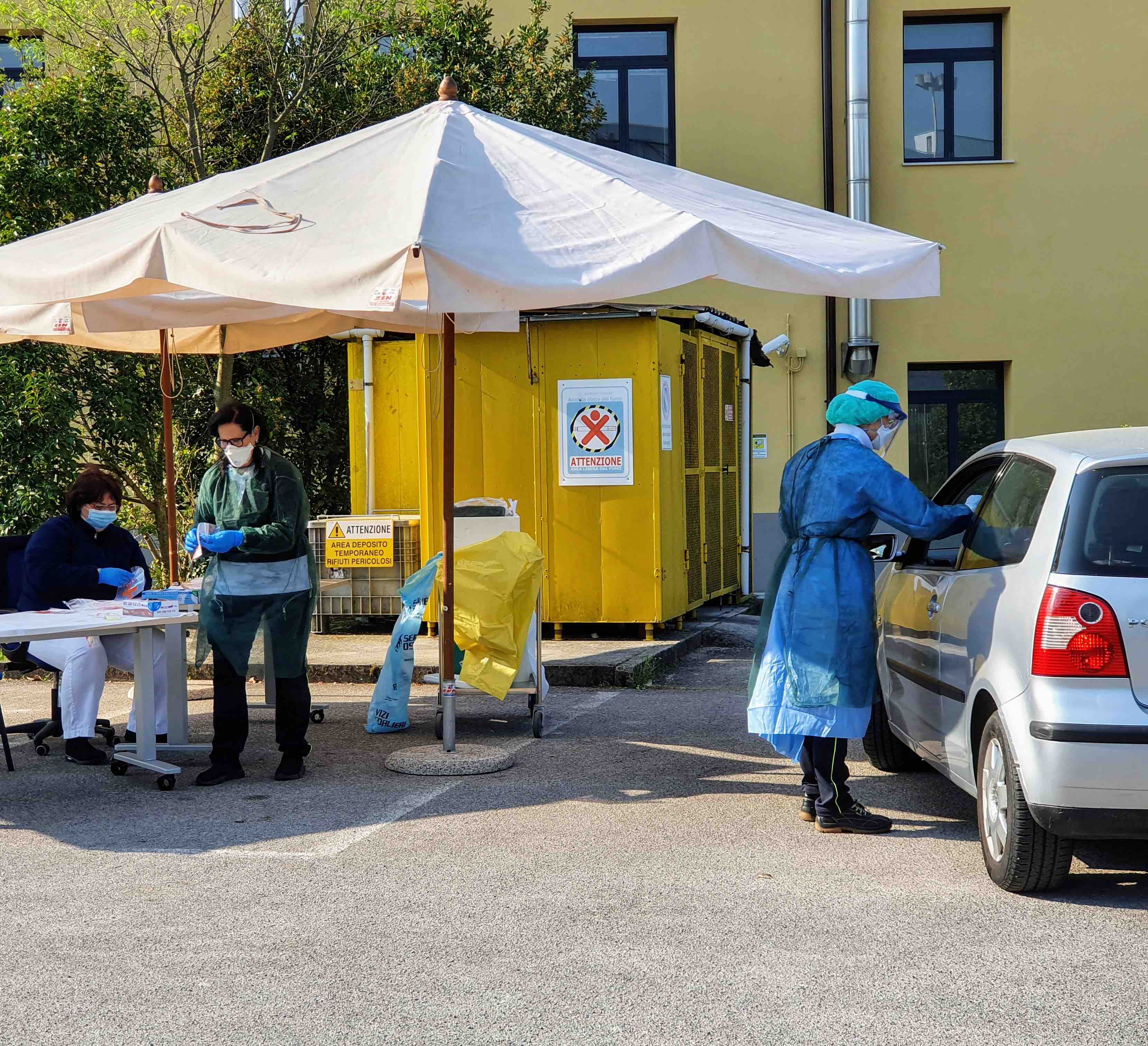 ulss 3 CoronavirusDriveThrough4