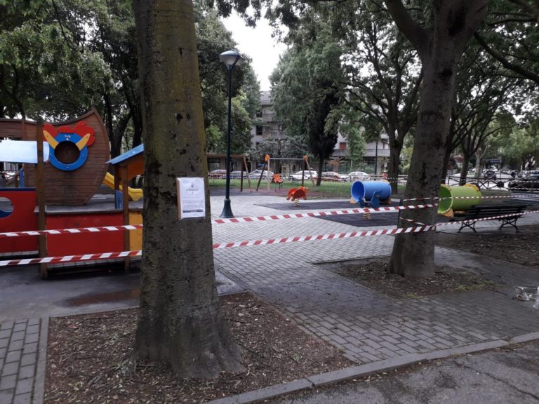 comune venezia area giochi recintata