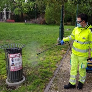 comune venezia area verde disinfezione