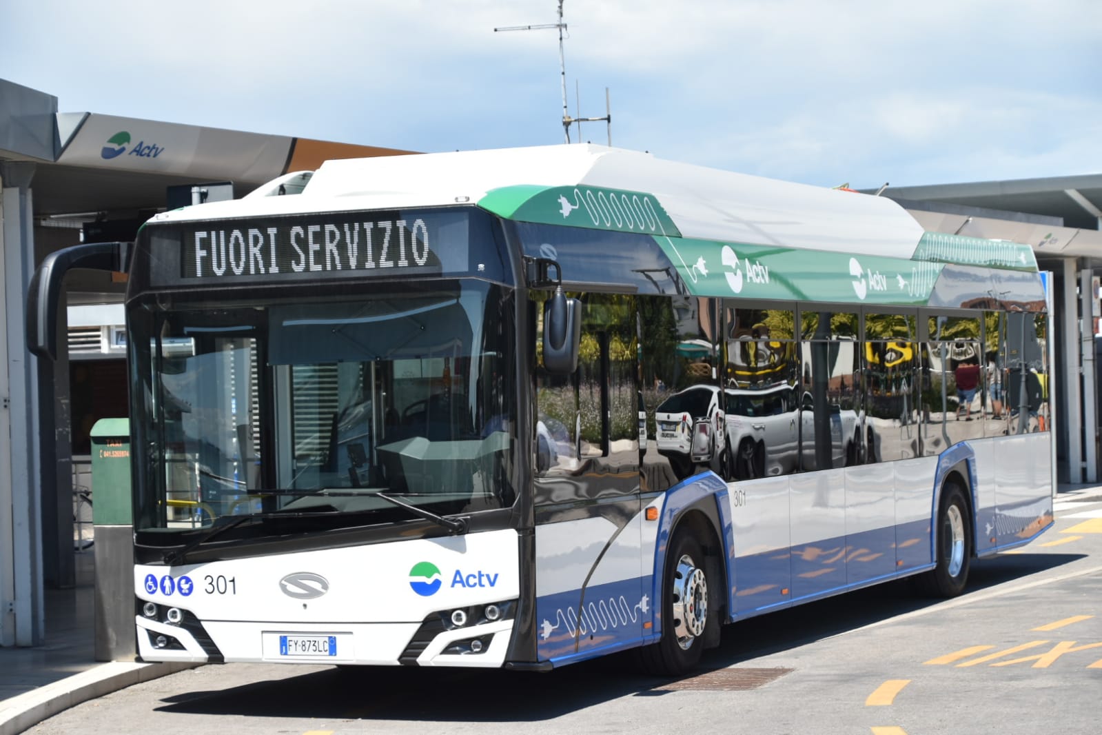 actv autobus elettrico Lido Venezia