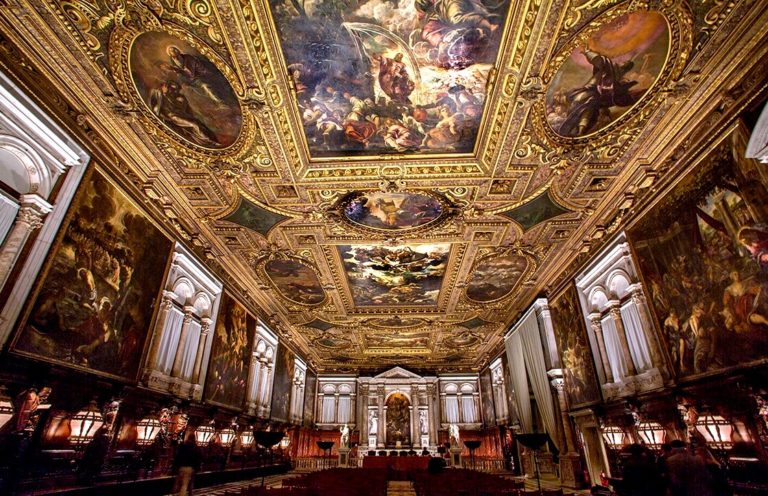 scuola san rocco Sala-Capitolare_Soffitto