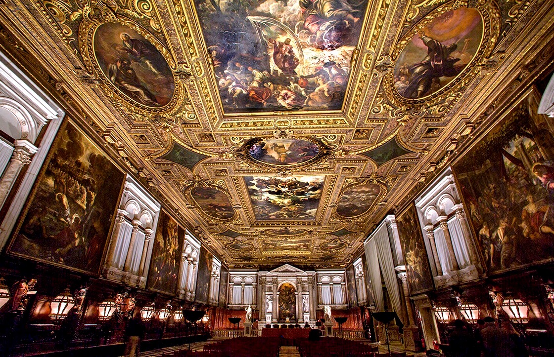 scuola san rocco Sala-Capitolare_Soffitto