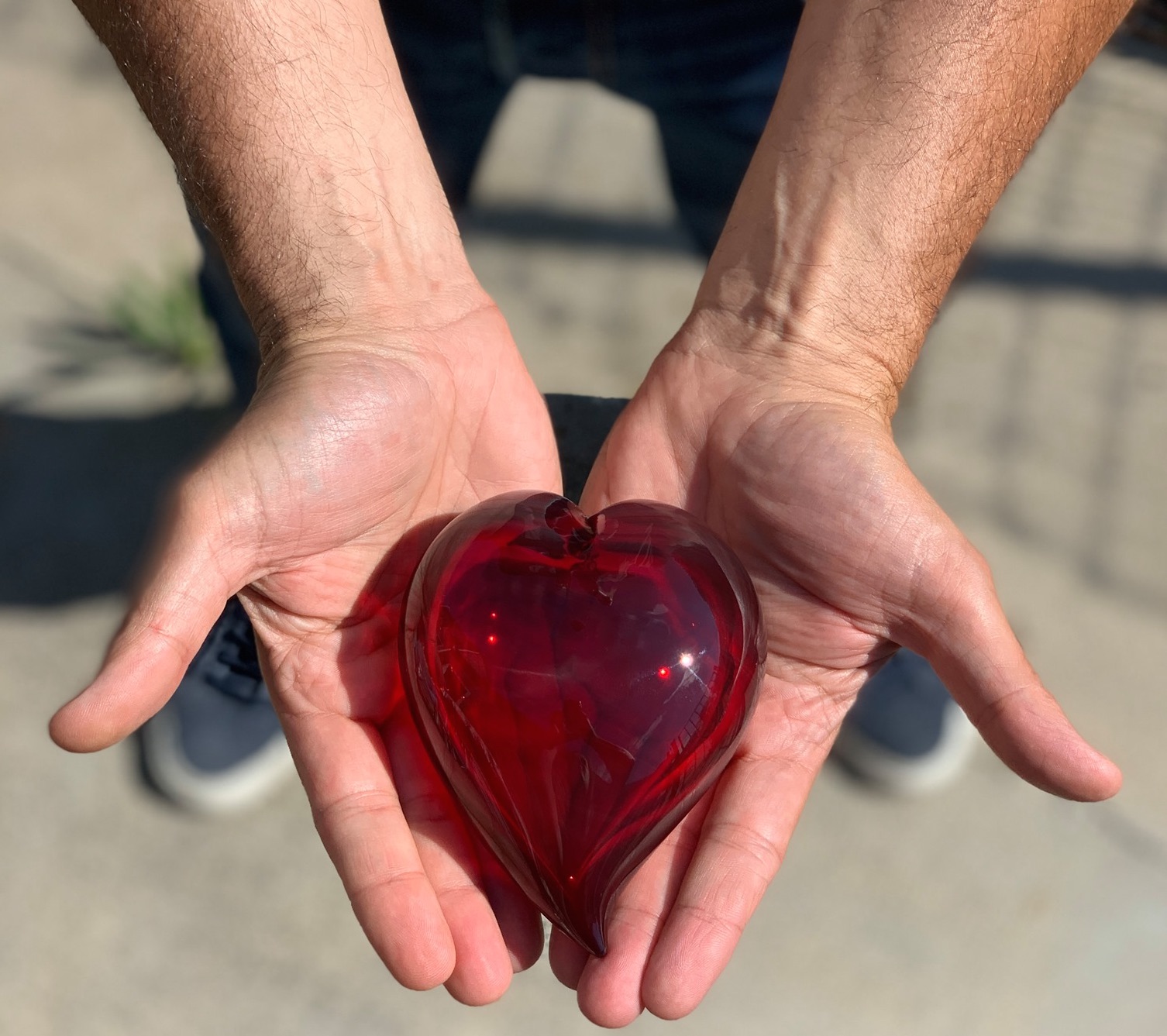 vetro cuore