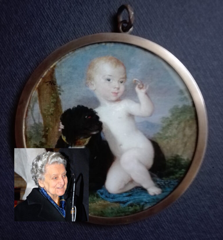 maria francesca tiepolo con miniatura