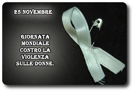 violenza sulle donne fiocco bianco