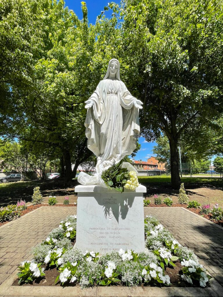marghera statua madonna