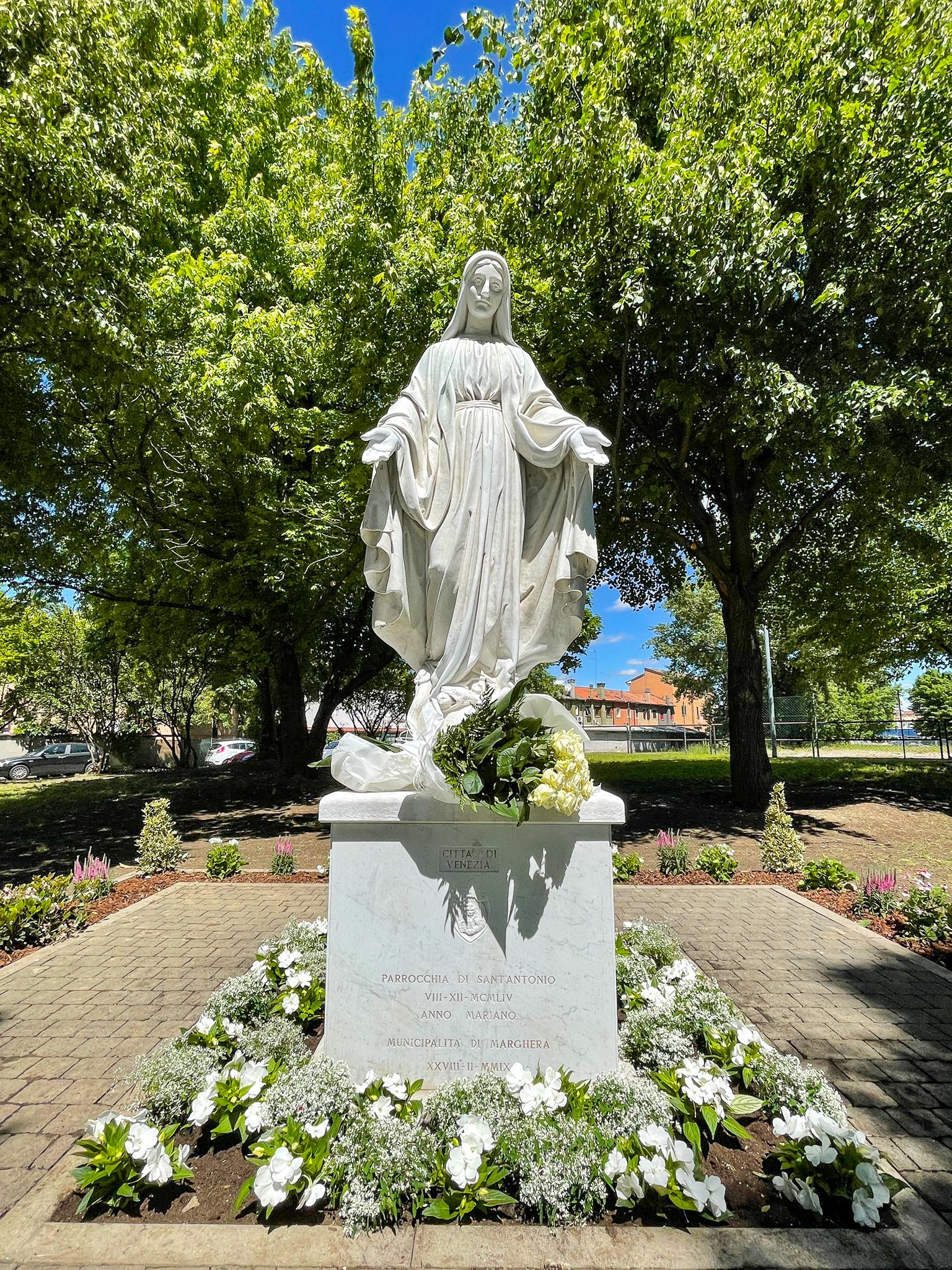 marghera statua madonna