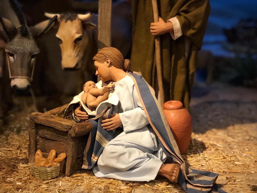 santa barbara presepe 2021 madonna