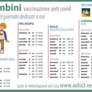 vaccino bambini calendario ulss 3