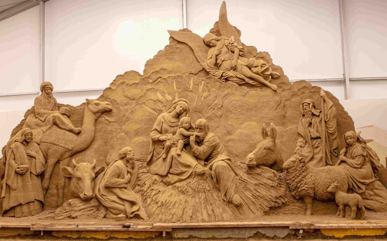 Jesolo presepe sabbia 2021