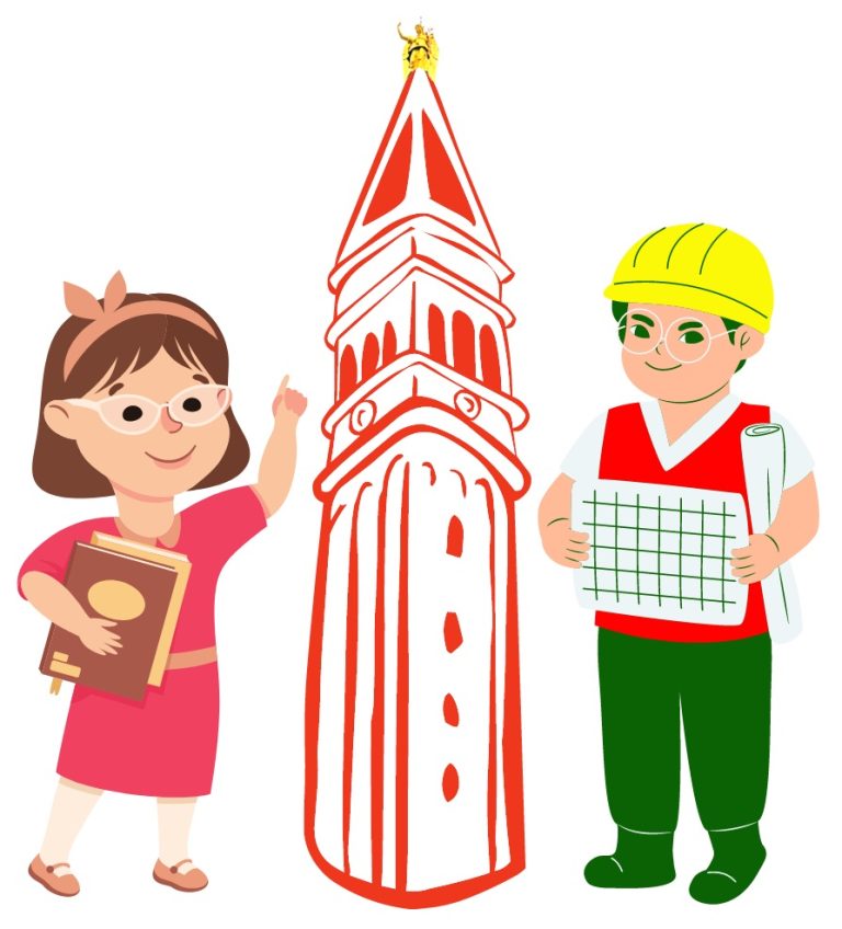 PICCOLI INGEGNERI CRESCONO - CONCORSO SCUOLE El Paron de Casa #Venezia1600 Campanile di San Marco