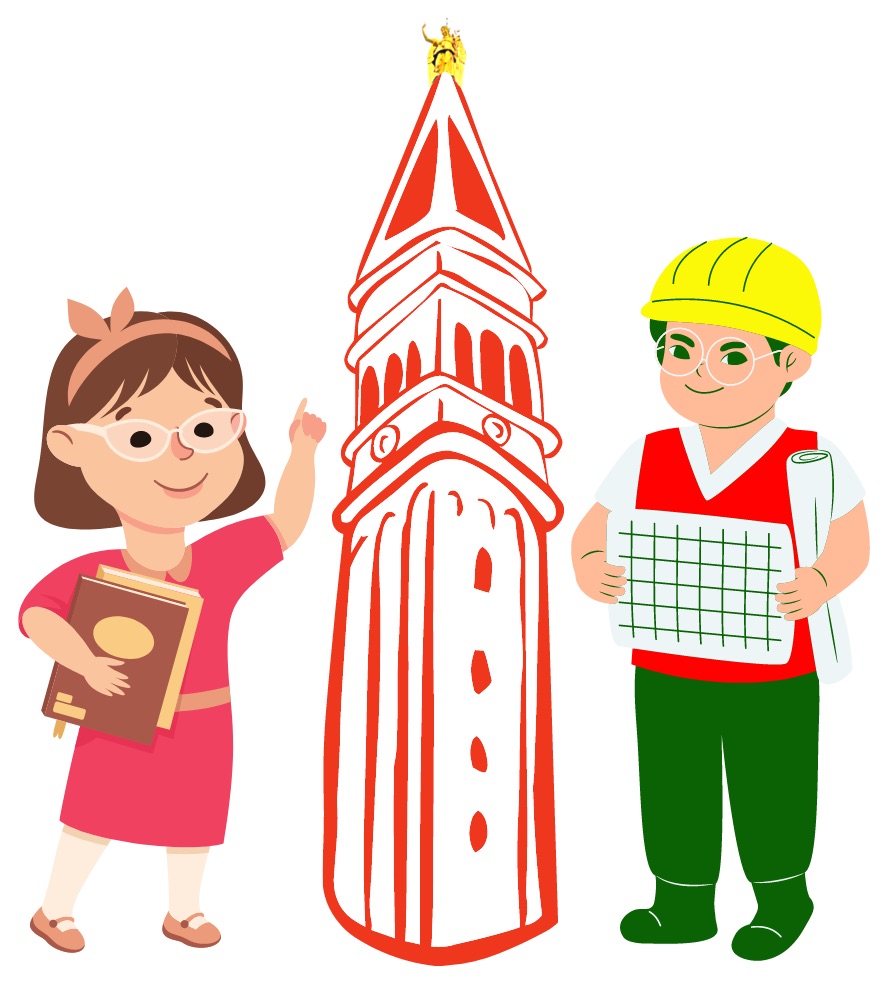 PICCOLI INGEGNERI CRESCONO - CONCORSO SCUOLE El Paron de Casa #Venezia1600 Campanile di San Marco