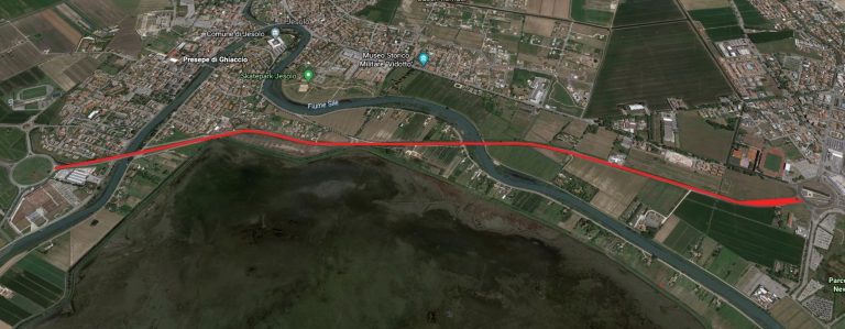 jesolo trasporto eccezionale mappa