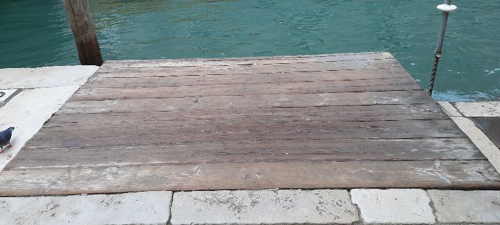 Pontile in campo de la Guera