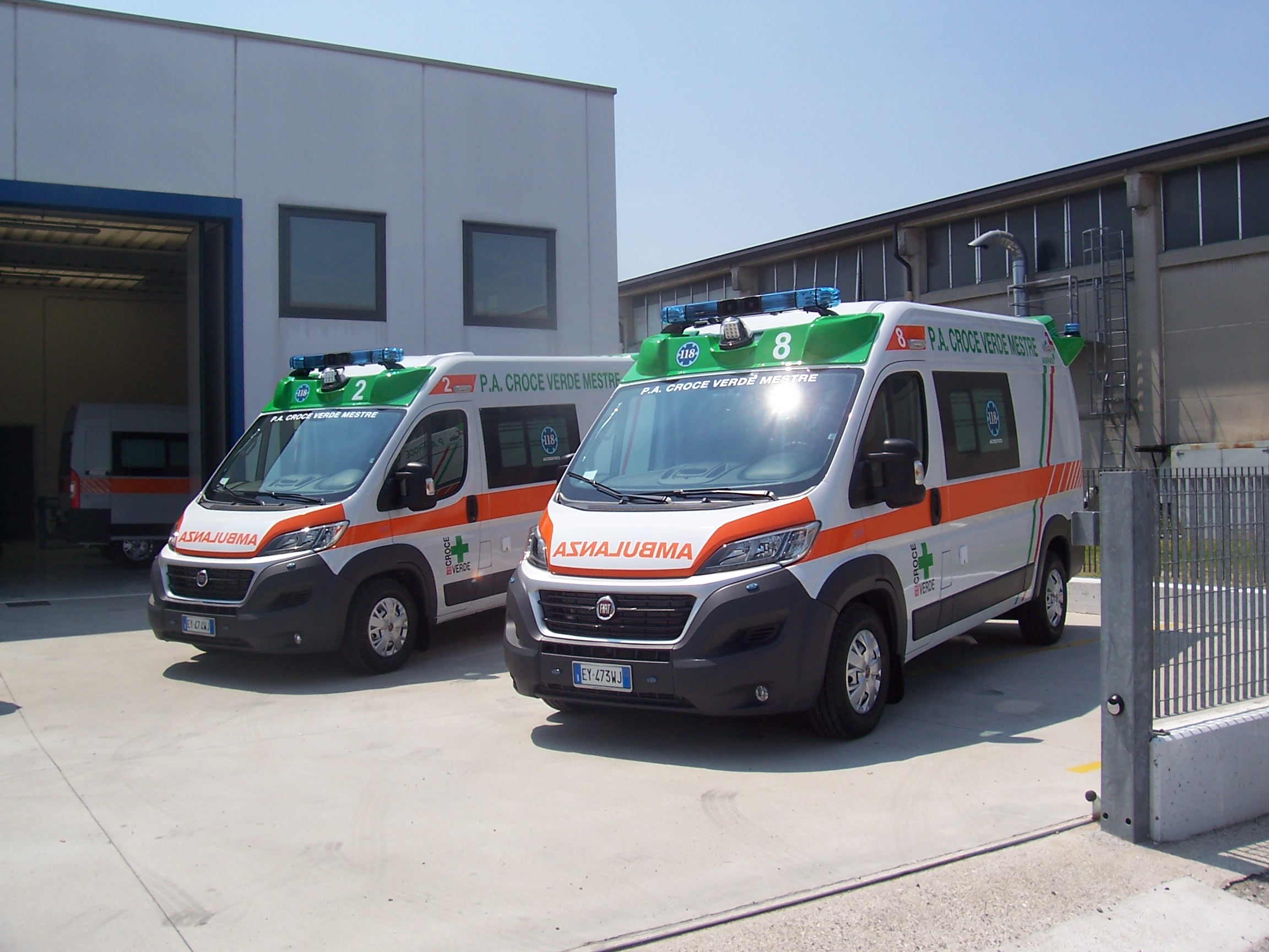 croce verde mestre ambulanze