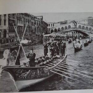 Corteo acqueo urna di Pio X a Venezia nel 1959