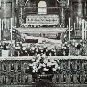 Urna di San Pio X a San Marco nel 1959