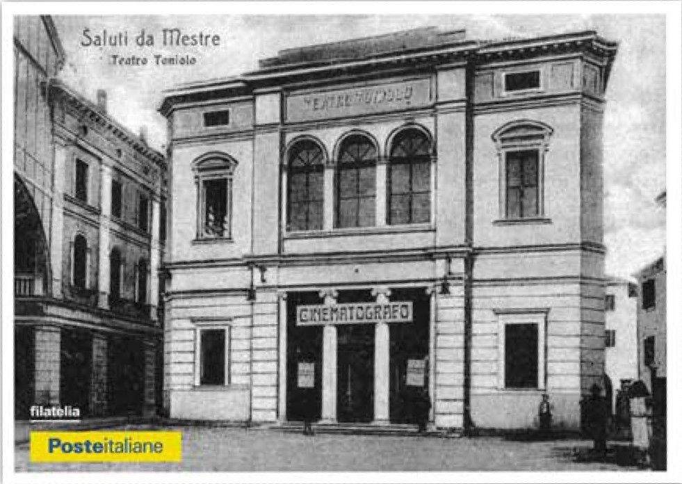 teatro toniolo Poste Italiane cartolina TOniolo agosto 2023
