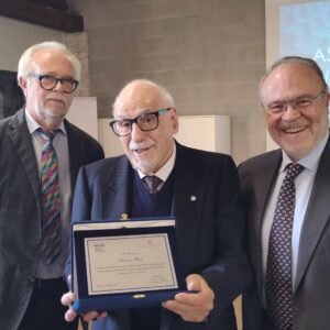 mazzino bogi da sx ingegneri Mario de Marchis, Mazzino Bogi, Mariano Carraro