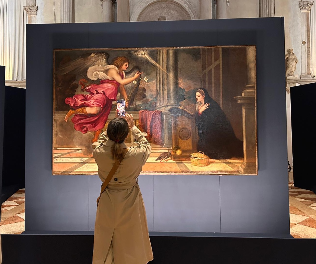 scuoal san rocco tiziano annunciazione restauro small