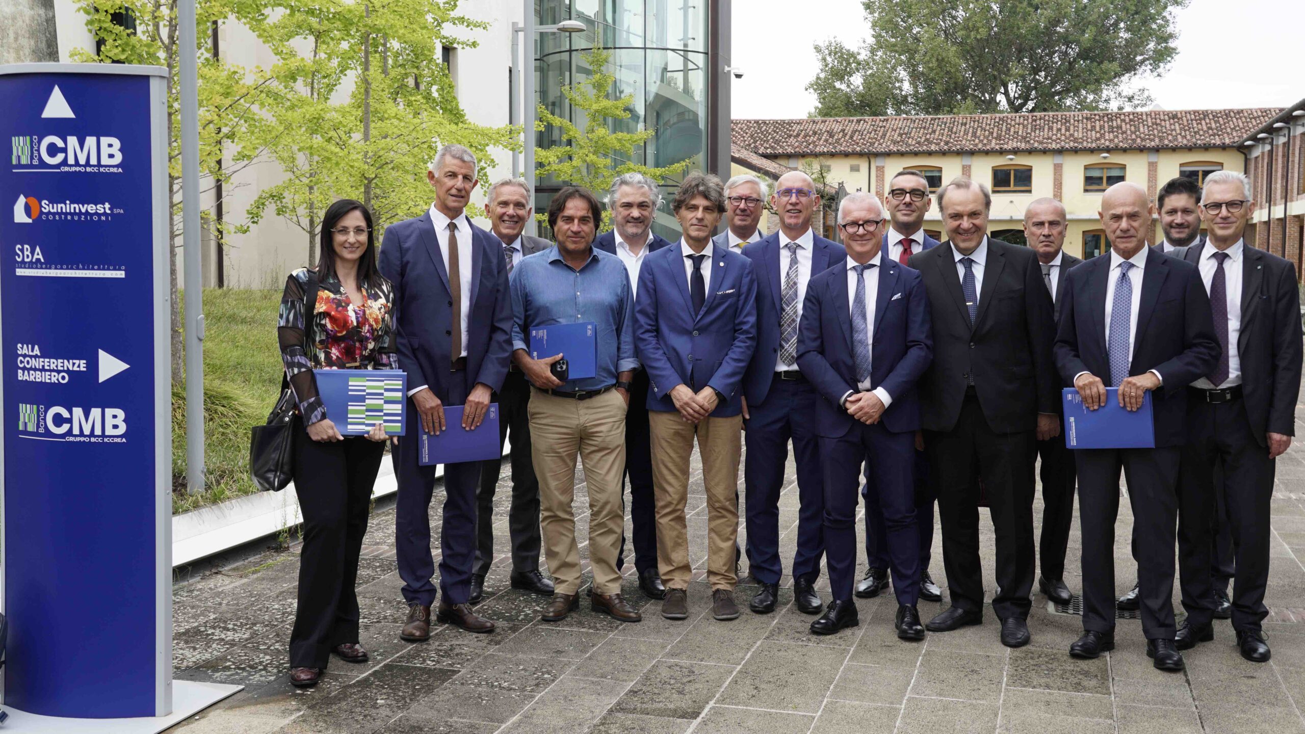 La task force per 16mila imprese al termine della conferenza stampa a Martellago