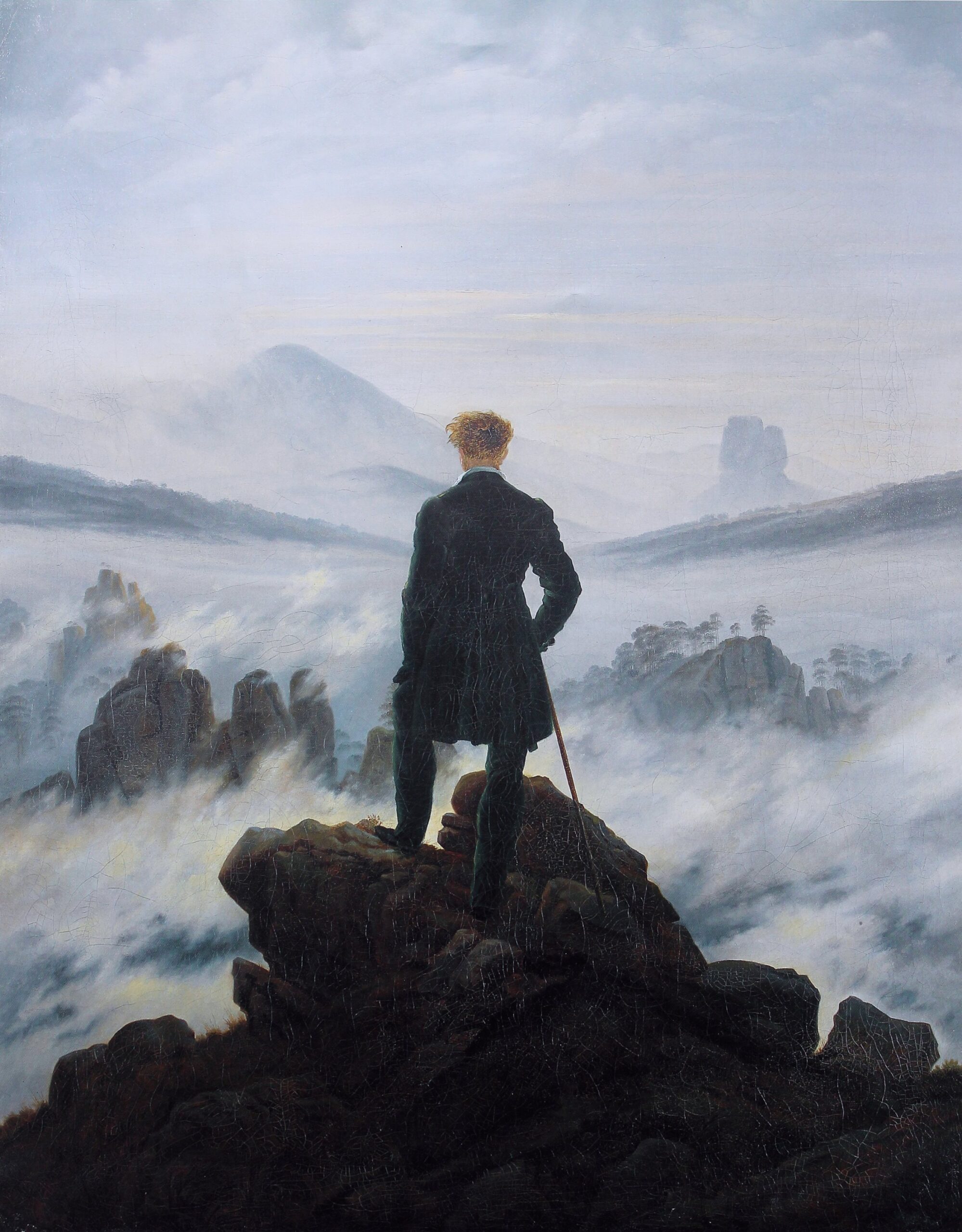 1817c - Der Wanderer über dem Nebelmeer - FrdCD (HmbKH)