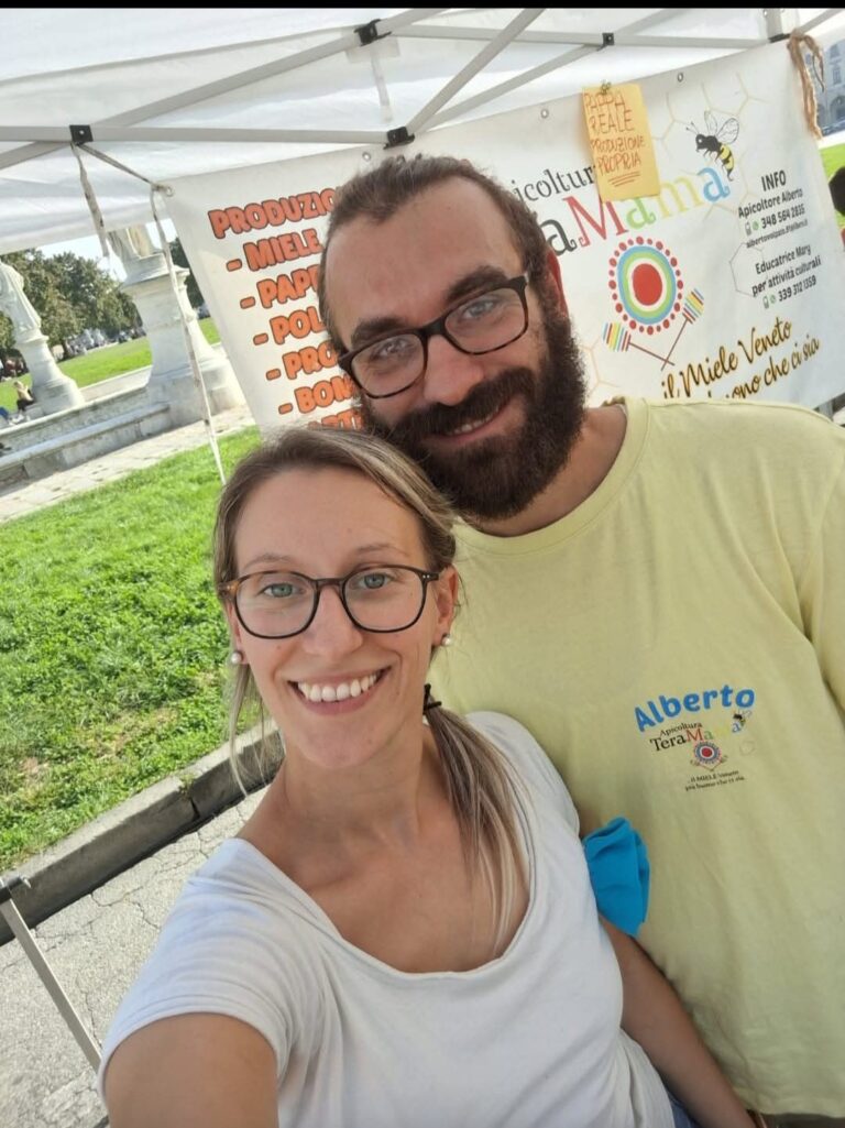 alberto volpato con la moglie