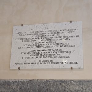 lapide S.Agata S.Lucia