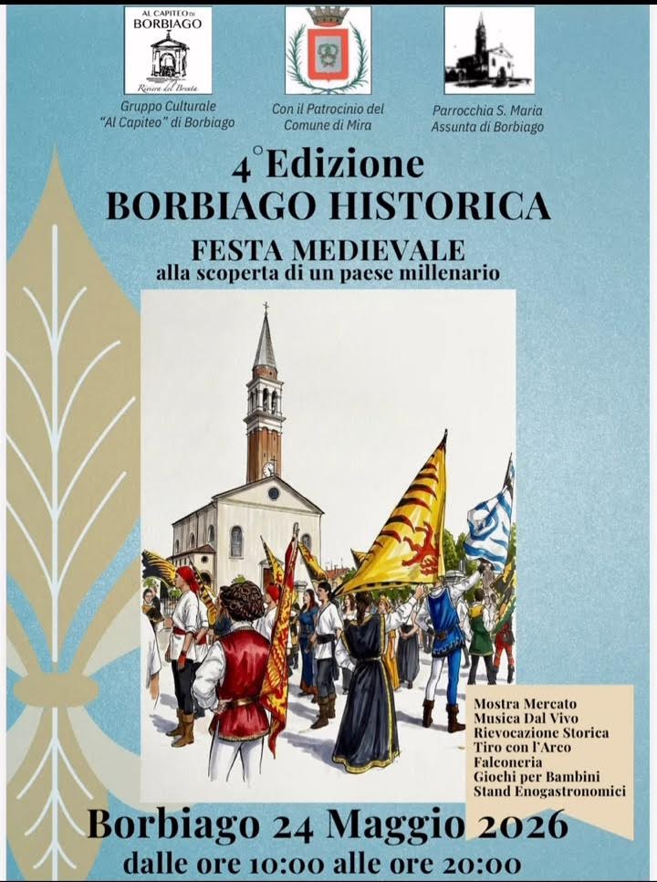 Borbiago, domenica 24 maggio la festa medievale